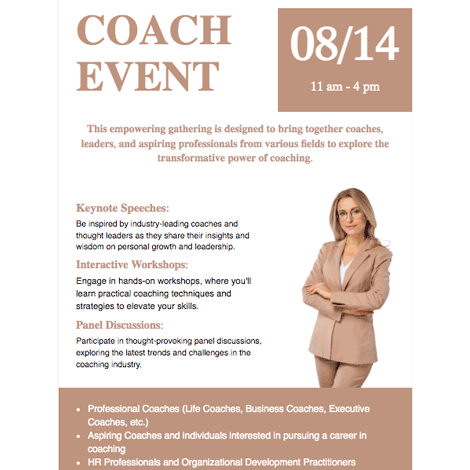 Coaching Event Neutral